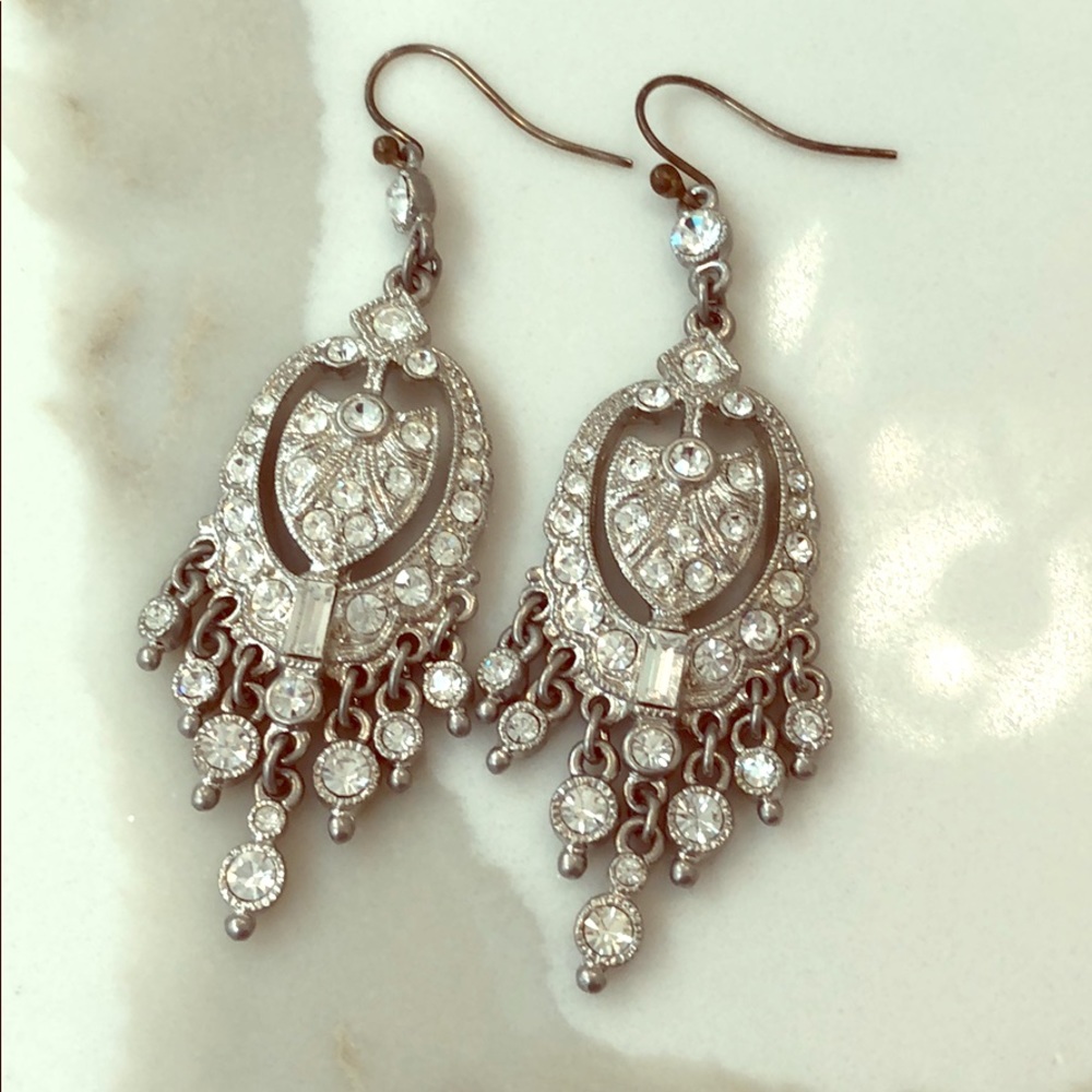 Ann Taylor vintage style rhinestone earrings